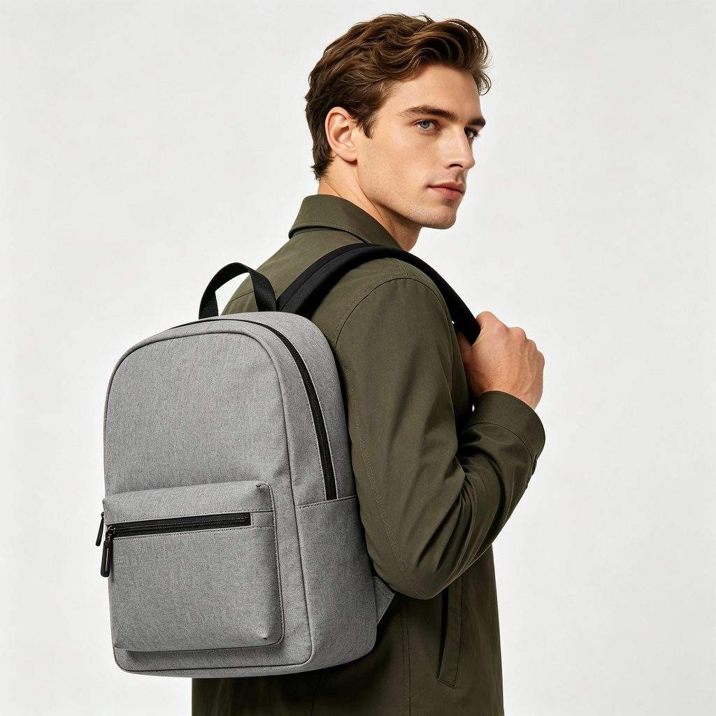 Gray Backpack - Image 3