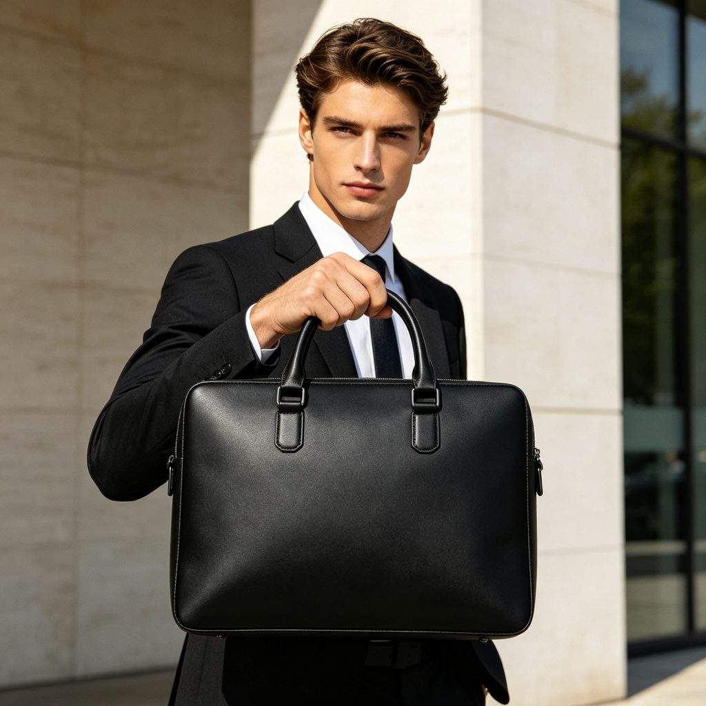 Black Briefcase - Image 3