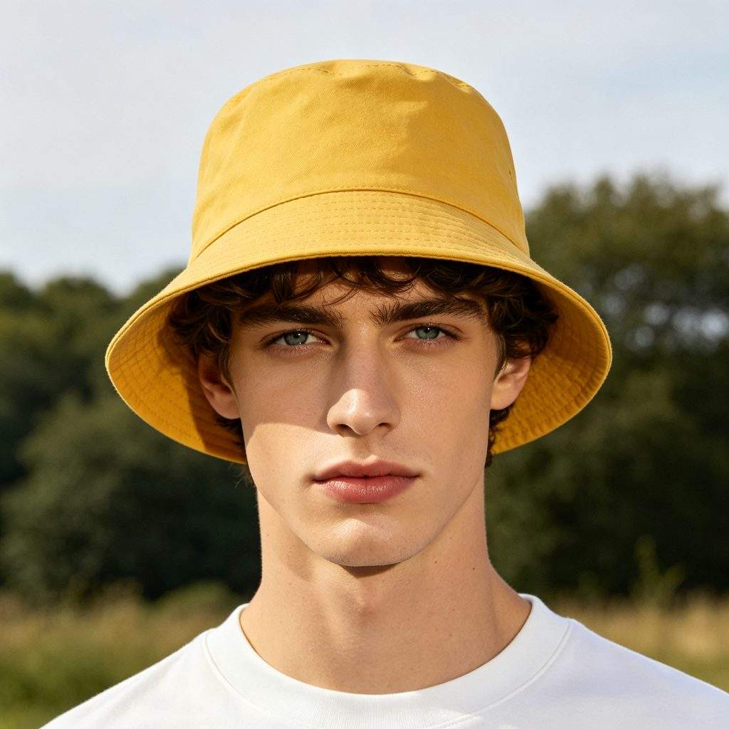 Yellow Bucket Hat - Image 3