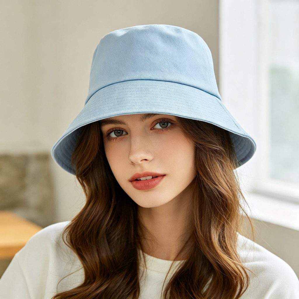 Light Blue Bucket Hat - Image 3
