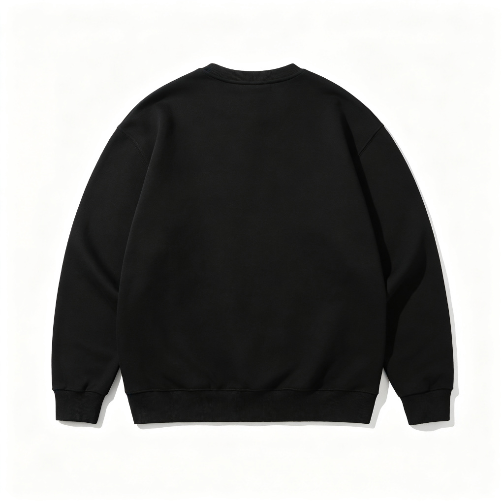 Black Circus Tent Graphic Print Crew Neck Sweatshirt - Image 3