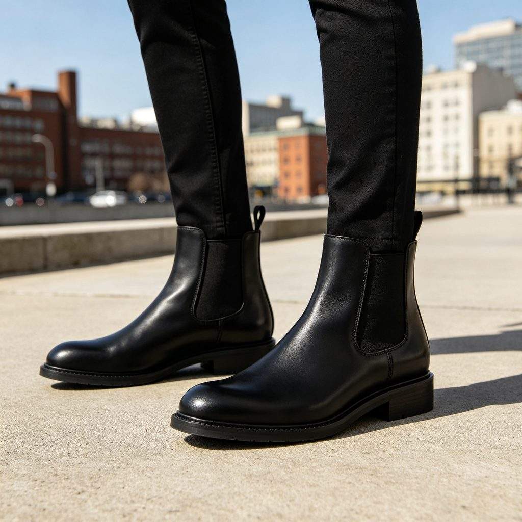 Black Chelsea Boots - Image 4
