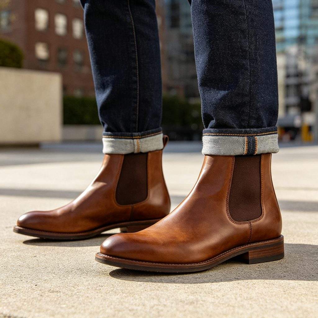 Brown Chelsea Boots - Image 4