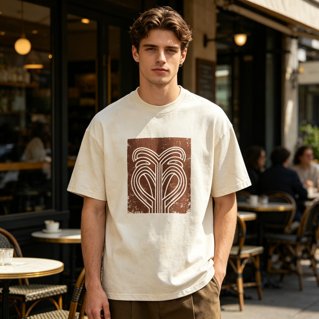 Off-White Vintage Square Print T-Shirt - Image 4