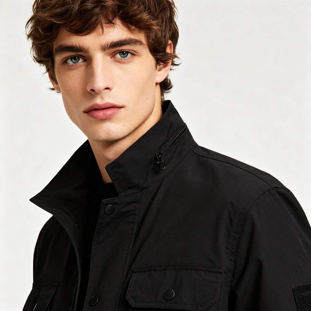 Black Utility Jacket - Image 4