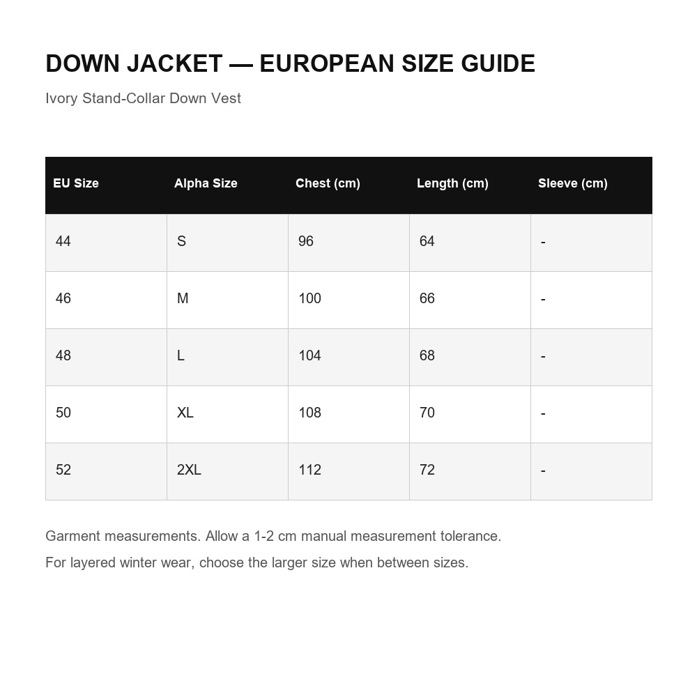 Ivory Stand-Collar Down Vest - View 4
