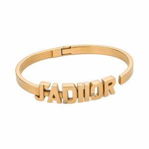Gold Geometric Open Cuff Bracelet - View 1